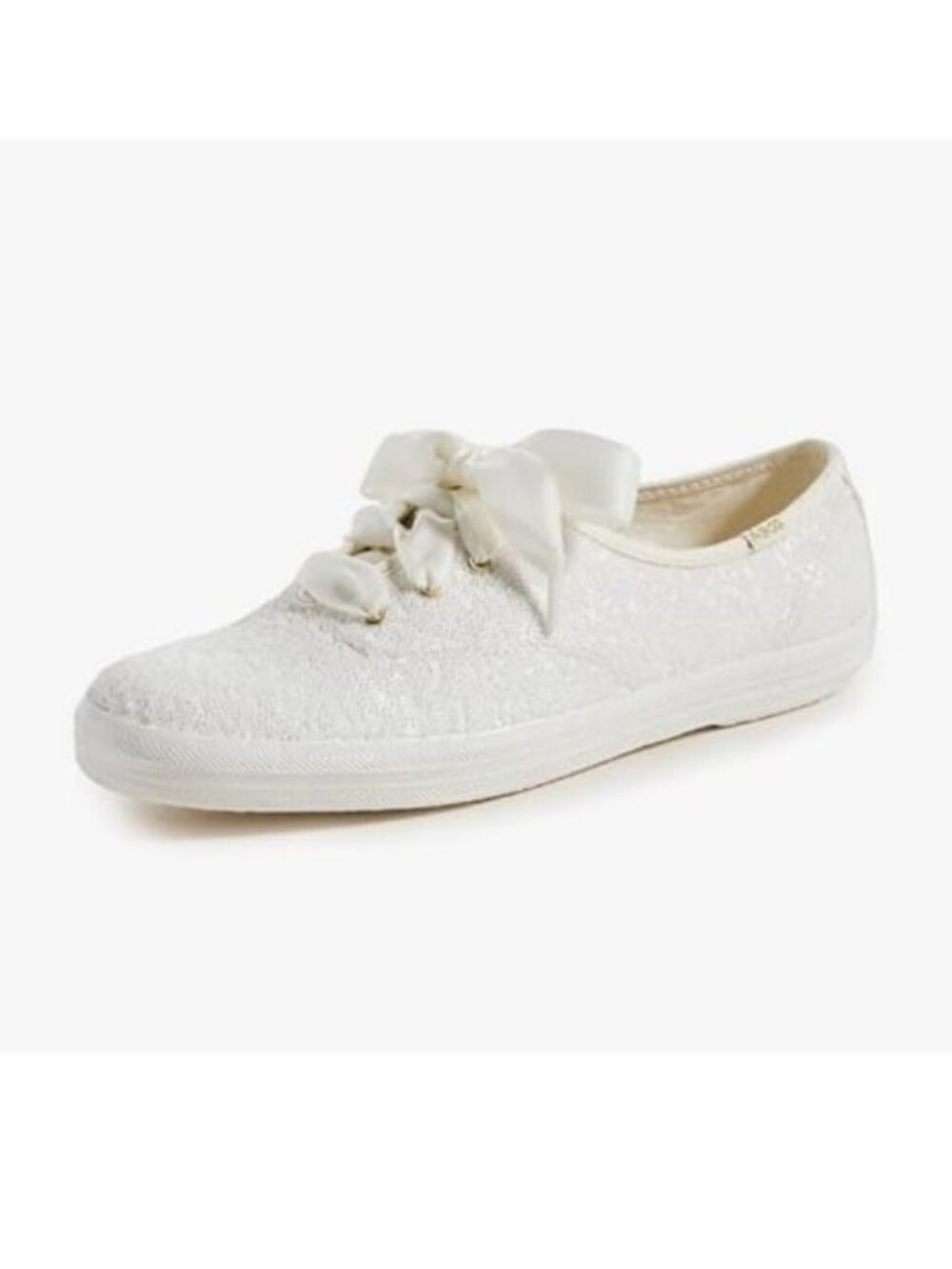 NEW Keds Champions Sequin Off White Sneaker in 7.5W